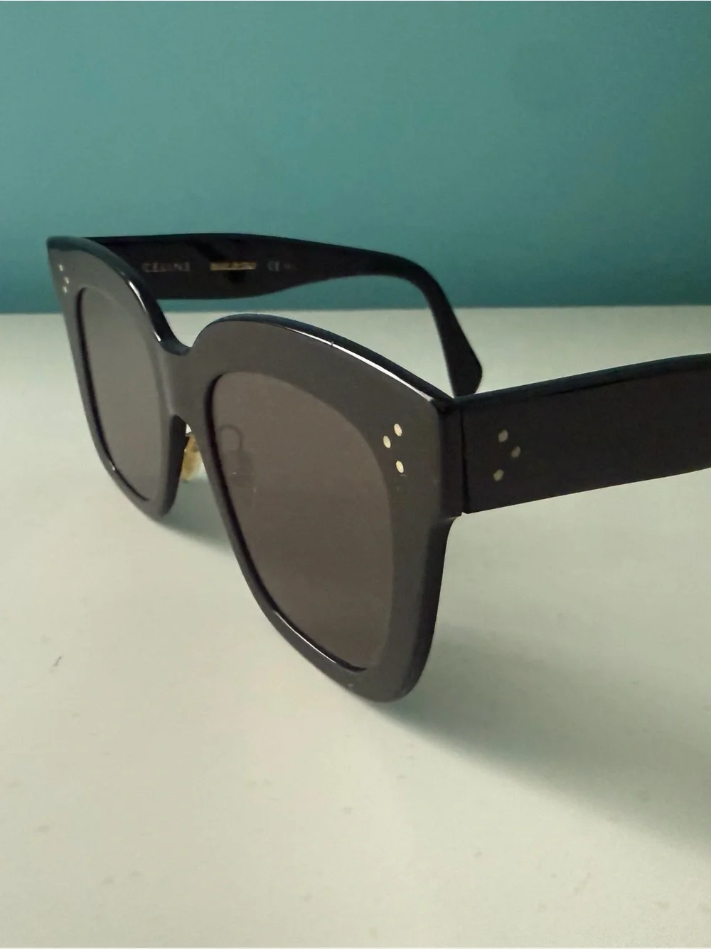 Celine Black Square Oversized Sunglasses